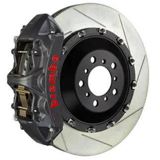 Brembo BMW Frnt GTS BBK 6Pist Cast 405x34 2PC Rotor Slotted Type1-BLK HA - 1N2.9516AS