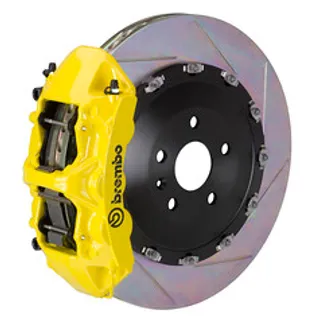 Brembo BMW Frnt GT BBK 6 Pist Cast 405x34 2PC Rotor Slotted Type1-Yellow-1N2.9506A5