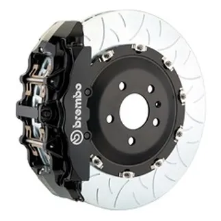 Brembo Mercedes Frnt GT BBK 8 Piston Cast 380x34 2pc Rtr Slot Type-3-Black-1G3.9028A1