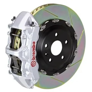 Brembo Mercedes Frnt GT BBK 6 Piston Cast 380x34 2pc Rtr Slot Type1-Silver-1N2.9008A3