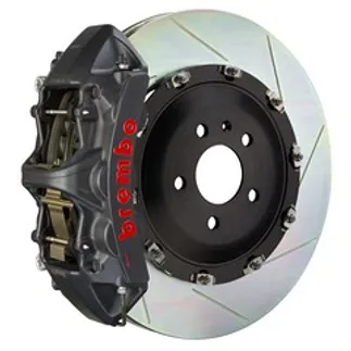 Brembo Mercedes Frnt GTS BBK 6 Piston Cast 380x34 2pc Rtr Slot Type1-Black HA-1N2.907