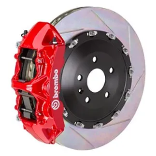 Brembo Porsche Front GT BBK 6 Piston Cast 405x34 2pc Rtr Slot Type1-Red - 1N2.9523A2