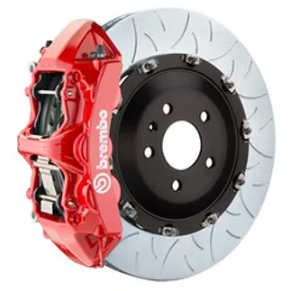 Brembo Mercedes Front GT BBK 6 Piston Cast 405x34 2pc Rtr Slot Type3-Red - 1N3.9521A2