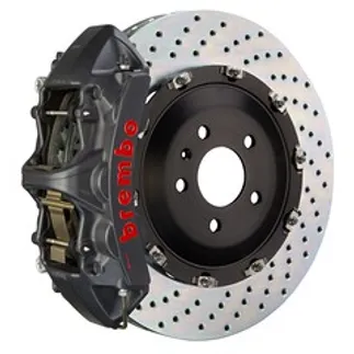 Brembo BMW Front GT-S BBK 6Pist Cast 380x34 2pc Drill - BLK HA - 1N1.9088AS