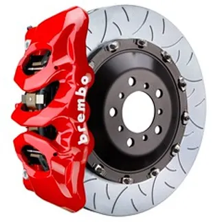 Brembo Mercedes Front GT BBK 6 Piston Cast 405x34 2pc Rtr Slot Type-3-Red - 1T3.9509A