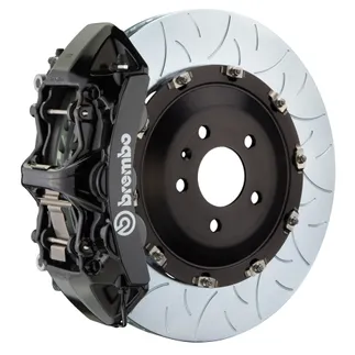 Brembo GT 380x34 Fr Slotted T3 6 Piston 2PC BBK For Mercedes Black - 1N3.9094A1