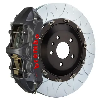 Brembo GTS 405x34 Fr Slotted T3 6 Pist 2PC BBK For Lamborghini Black - 1N3.9508AS