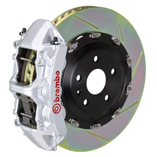 Brembo GT 380x34 Fr Slotted T1 6 Piston 2PC BBK For Mercedes Silver - 1N2.9094A3