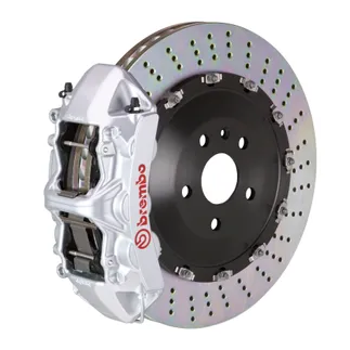 Brembo GT 405x34 Fr Drilled 6 Piston 2PC BBK For Lamborghini Silver - 1N1.9508A3
