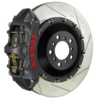 Brembo GTS 405x34 Fr Slotted T1 6 Pist 2PC BBK For Lamborghini Black - 1N2.9508AS