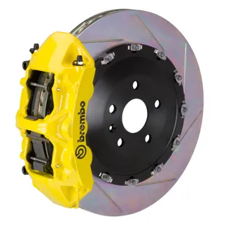 Brembo GT 405x34 Fr Slotted T1 6 Pist 2PC BBK For Lamborghini Yellow - 1N2.9508A5