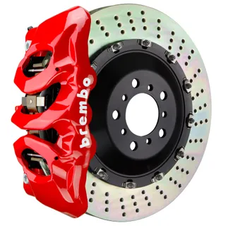 Brembo GT 405x34 Front Drilled 6 Piston 2PC BBK For Audi Red - 1T1.9515A2