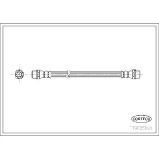 Corteco Brake Hydraulic Hose - 4B0611775