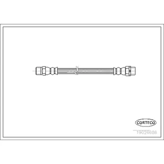 Corteco Brake Hydraulic Hose - 34321159524