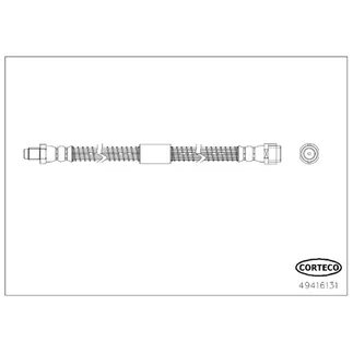 Corteco Brake Hydraulic Hose - 2214200548