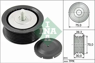 INA Accessory Drive Belt Idler Pulley - 94810211902