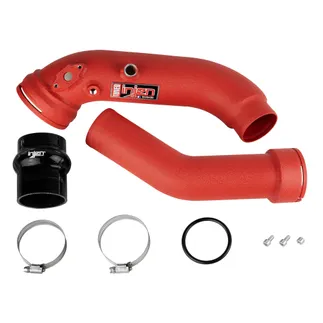 Injen SES Intercooler Pipes For BMW - Wrinkle Red - SES1128ICPWR