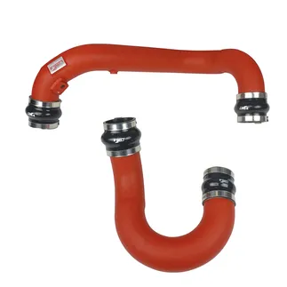 Injen Intercooler Piping For Audi - Wrinkle Red - SES3082ICPWR