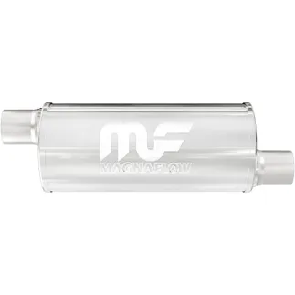  Magnaflow SS Straight-Through Muffler 2.5in. Offset/Offset 6x14x6 Body - 12636