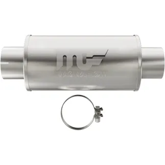  Magnaflow SS Straight-Through Muffler 4in. Center/Center 7x7x14 Body - 12775