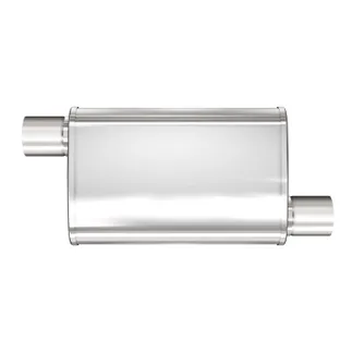  Magnaflow SS Multi-Chamber Muffler 3in. Offset/Offset 4x18x9 Body - 13269