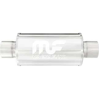 Magnaflow SS Straight-Through Muffler 2.5in. Center/Center 6x6x6 Body - 14158