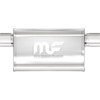 Magnaflow SS Straight-Through Muffler 2.5in. Offset Same Side 5x14x8 Body - 14211