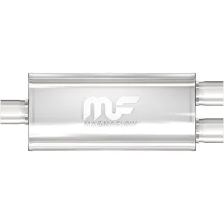  Magnaflow SS Straight-Through Muffler 3/2.5in. Center/Dual 5x14x8 Body - 14221