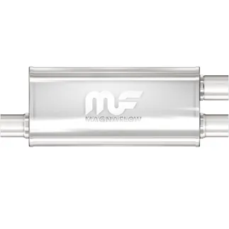  Magnaflow SS Straight-Through Muffler 2.5/2.25in. Offset/Dual 5x18x8 Body - 14266