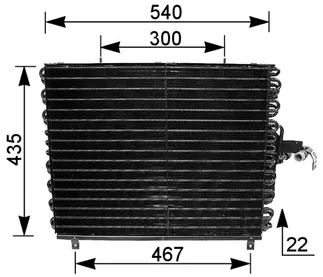 Mahle Behr A/C Condenser - 1248301670