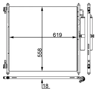 Mahle Behr A/C Condenser - LR181385