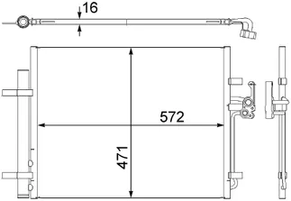 Mahle Behr A/C Condenser - LR023921