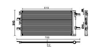 Mahle Behr A/C Condenser - 64509271204