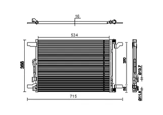 Mahle Behr A/C Condenser - 5QM816411E
