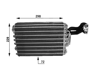Mahle Behr A/C Evaporator Core - 1248300758