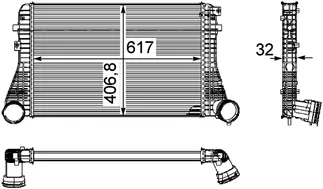 Mahle Behr Intercooler - 3C0145805R
