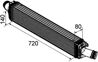 Mahle Behr Intercooler - 95B145805A