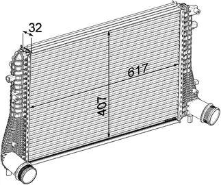 Mahle Behr Intercooler - 1K0145803CG