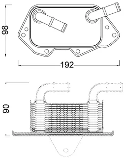 Mahle Behr Engine Oil Cooler - 95810727101