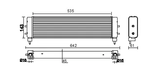 Mahle Behr Engine Oil Cooler - 17212284260