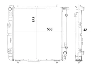 Mahle Behr Radiator - 4635001100