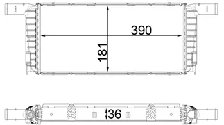 Mahle Behr Radiator - 99110613702