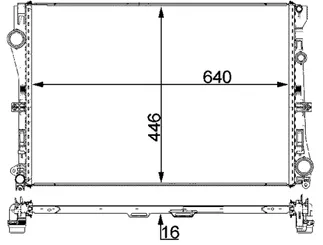 Mahle Behr Radiator - 0995002203