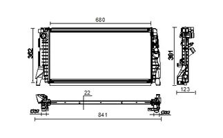 Mahle Behr Radiator - 17118645782
