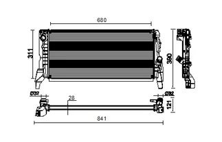 Mahle Behr Radiator - 17117617636