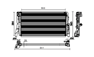 Mahle Behr Radiator - 17117617639