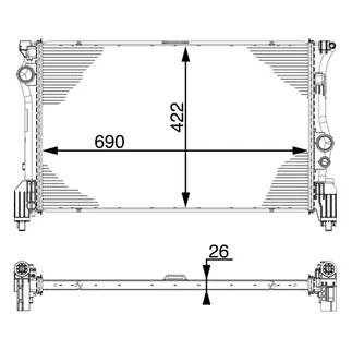Mahle Behr Radiator - 4475010001