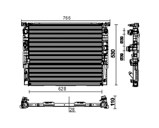 Mahle Behr Radiator - 17118476010