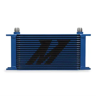 Mishimoto Universal 19 Row Oil Cooler - Blue
