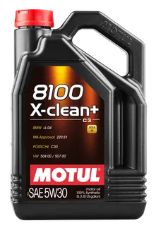 Motul 8100 X-CLEAN + 5W30 5L Engine Oil - 106377